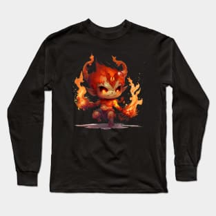 Kawaii Ifrit Long Sleeve T-Shirt